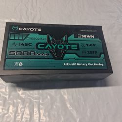 Cayote NEW Lipo-HV 5000maH battery