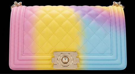 Quilted Rainbow Jelly Bag