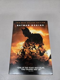 Batman Begins DVD Deluxe w/ Comic Book