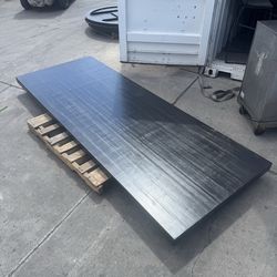 Long Wooden Dining Table Top 9’FT