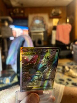 This is a Pokemon TCG Celebi & Venusaur GX Tag Team promo card from the SM167 Black Star Promo