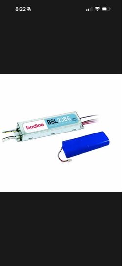 Bodine BSL20B6UEK55SBI1 (BSL20B) Led Emergency Driver, Galvanized Stl, 20 W