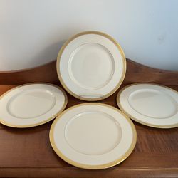 Set of 4 Lowell by Lenox Dinner Plates 10.5” diameter
