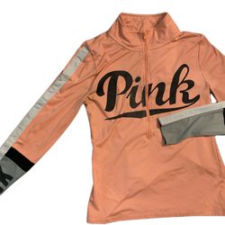 VS Pink Quarter Zip Jacket