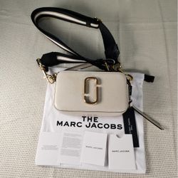 Marc Jacobs The Snapshot Crossbody Bag Cloud White Multi