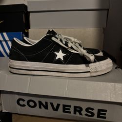 Converse One Star Black/ White Size 11