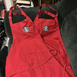 Starbucks Aprons  Almost New New No Stains
