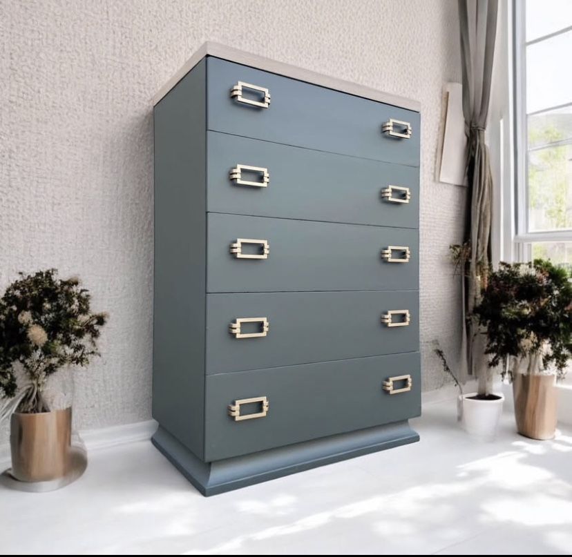 Modern Wooden 5-drawer Chest Of Drawers/dresser
