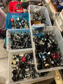 Fishing tackle, rods reels, etc.