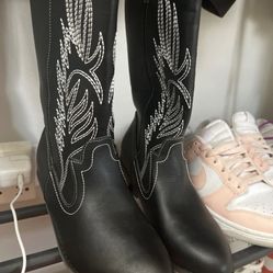 New Black Cowgirl Boots