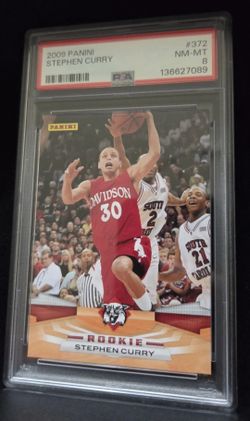 2009 Panini Stephen Curry Rookie Card PSA 8