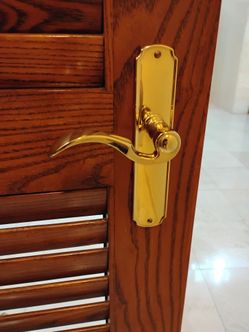 Brass door handles