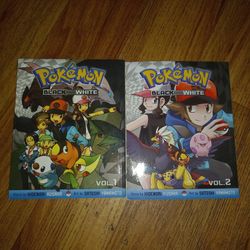 Pokemon Black And White Manga Volume 1 And 2 (Comic Books)
