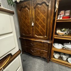 Vintage French Provincial Armoire 