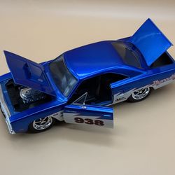 Jada Big Time Muscle 1:24 1970 Plymouth Roadrunner - Die-cast car,