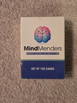 Mind Menders Brain Boosting Card Game for Seniors 100 Cards