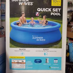 10ft x 30in Swimming Pool - Brand New Albercas Nuevas - Pump and Filter included