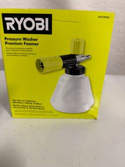 RYOBI Pressure Washer Premium Foamer / Foam Cannon (RY31PF05) – New in Box