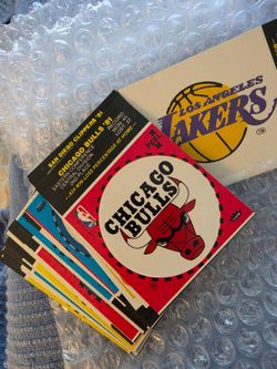 1980 Fleer Basketball Logo Stickers