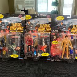 Star Trek action figures lot of 5