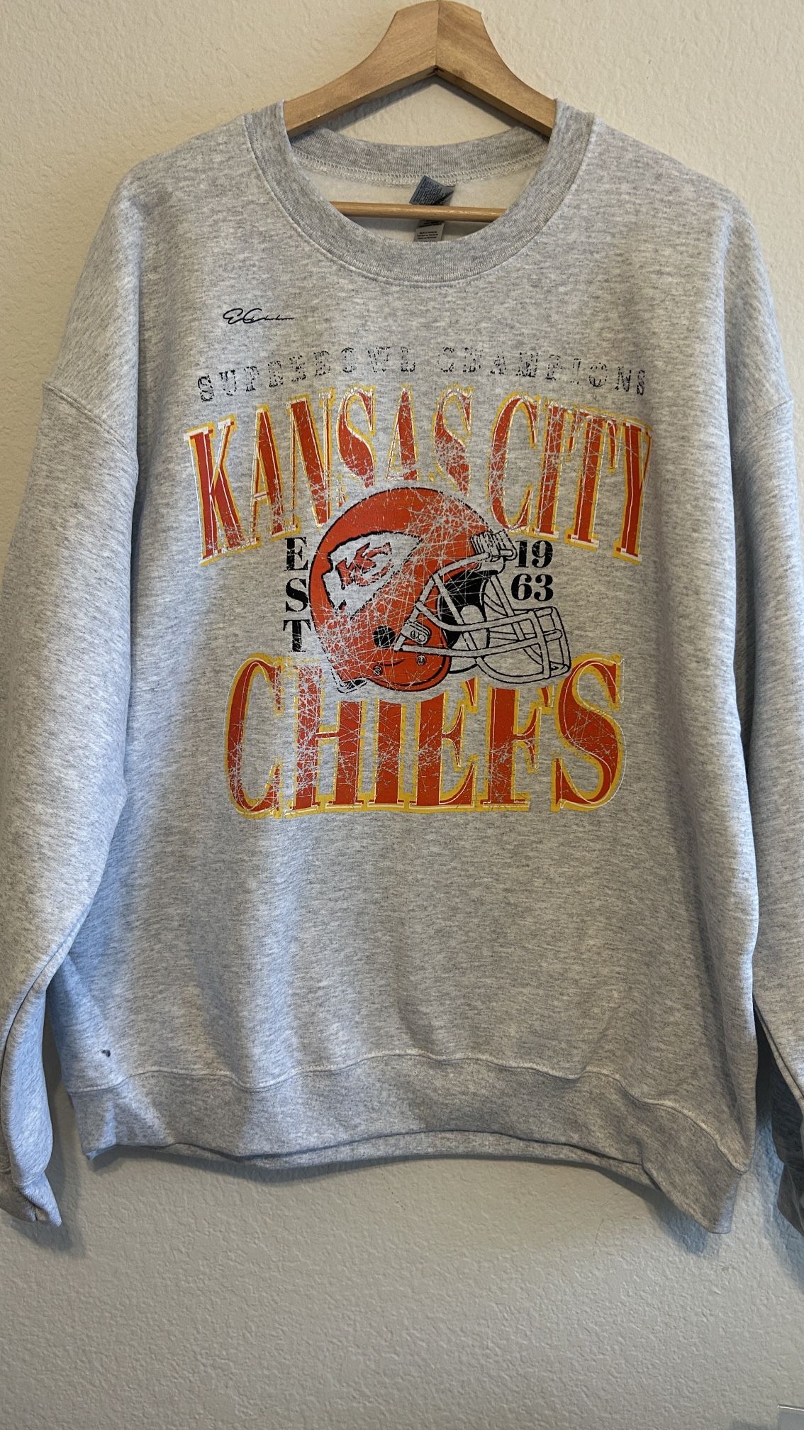 Vintage Chiefs Super Bowl Sweatshirt