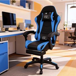 🔥 Brand New Gaming/Office Chair with Lumbar support and footrest – Still in Box! 🔥