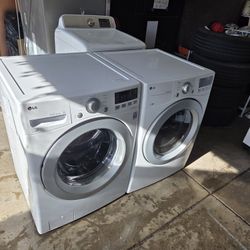 LG Washer And Electric Dryer Large Capacity 