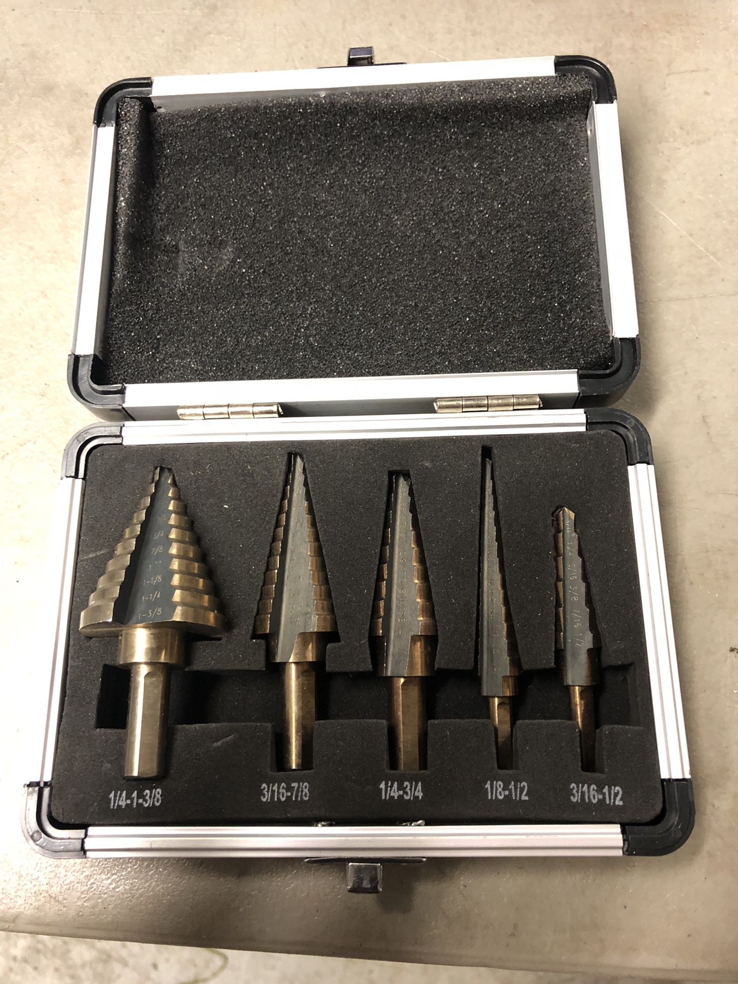 Irwin step drill set