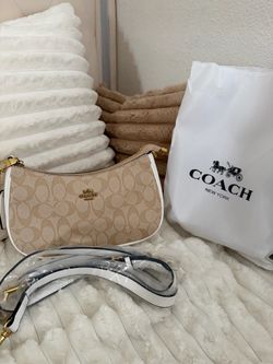 Dupe White/ Tan Coach Bag