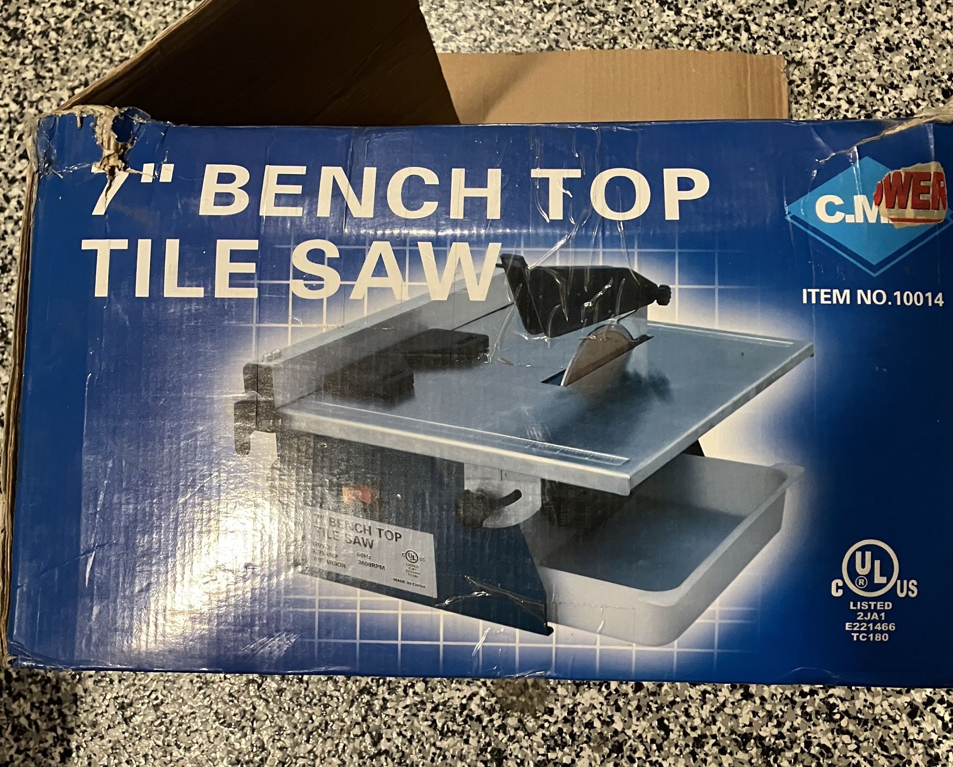 Bench Top Wet Tile Saw