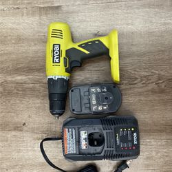Ryobi Drill Charger And Battery 