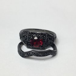 WOMEN'S 2SET RING SIZE 9 