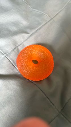 Orange donut squishy