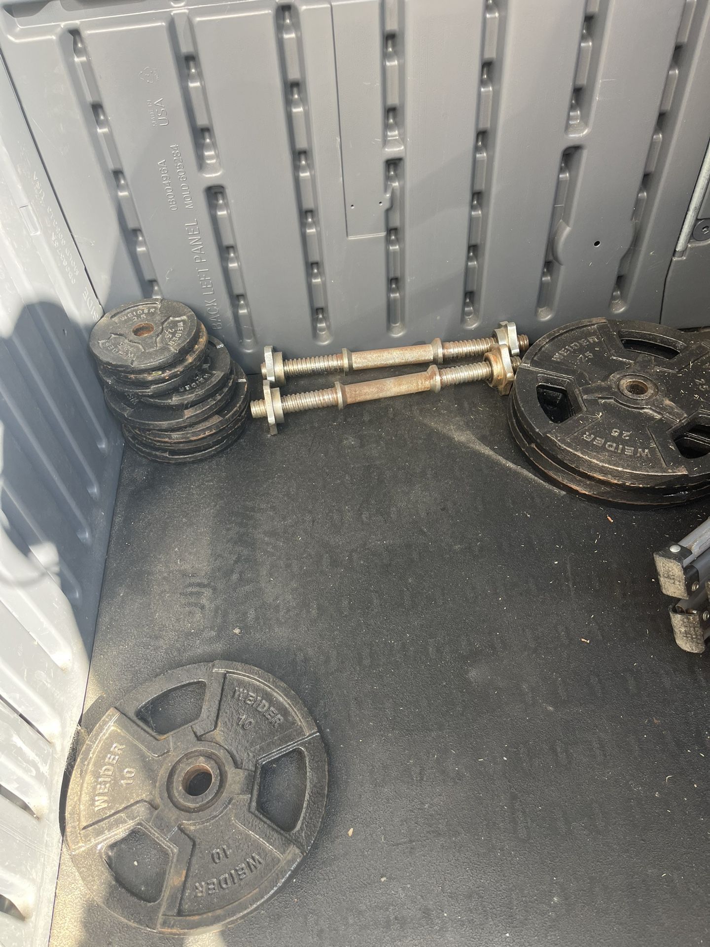 Barbell Weights Plus Weight Bar