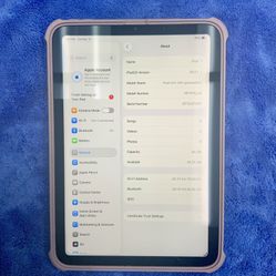   Apple iPad 6th Gen Mini tablet Tab E Reader 64 Gb Memory Storage 8.3 Inch Touchscreen Wifi Bluetooth Keyboard Portable Lightweight Handheld