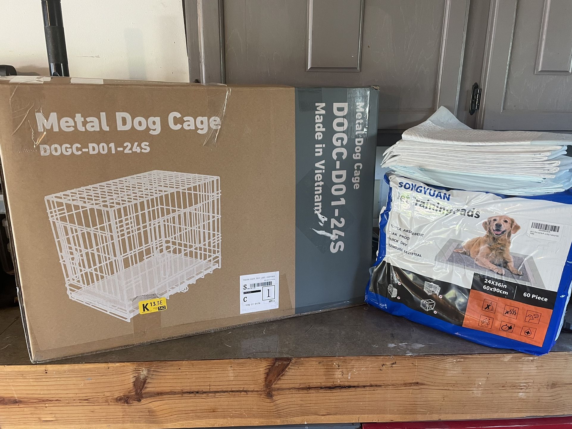 Dog Training Kennel And Pads