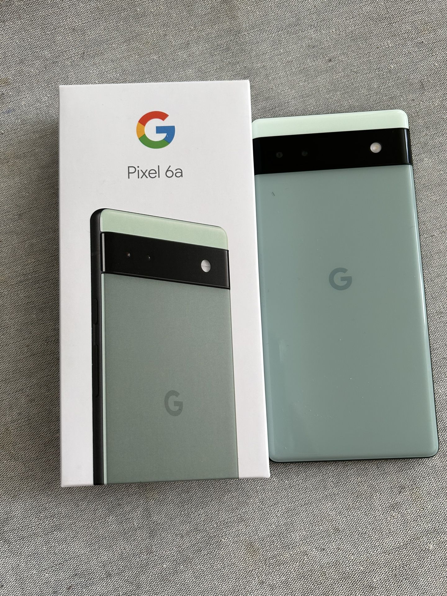 Google Pixel 6a — 5G Sub-6, Sage, 128 GB , Unlocked- for Sale in