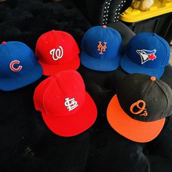 MLB Hats    SELLING 6 Together 