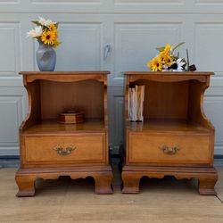 Vintage Sumter Cabinet Co. Nightstands - Pair