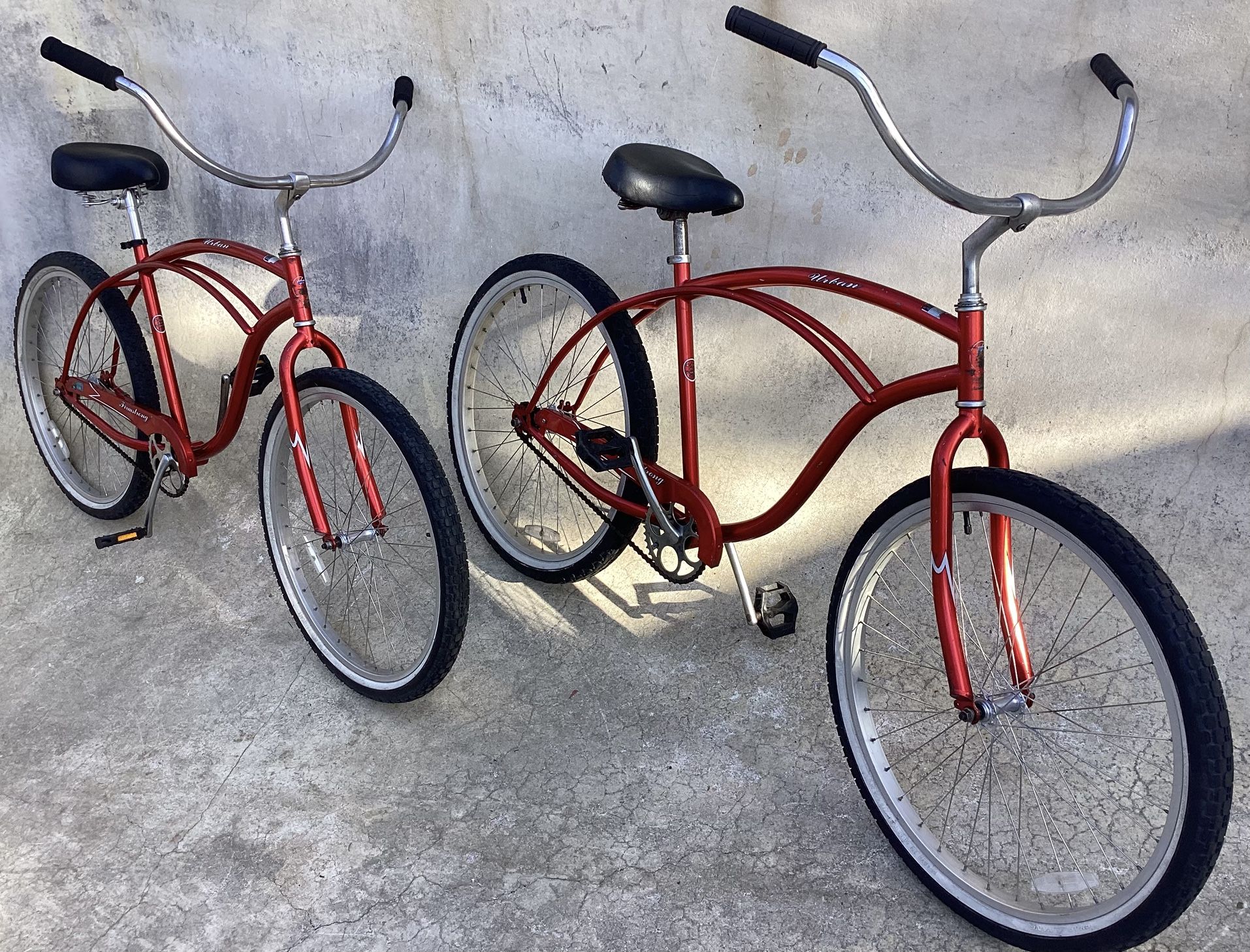 2 URBAN FIRMSTRONG CRUISER BIKES