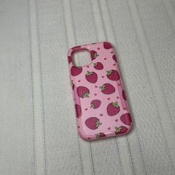 iPhone 12 Strawberry Phone Case