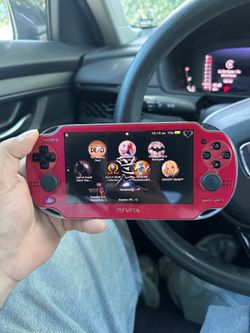 PS Vita Modded / Unlocked Comsic Red 128 GB SD Card