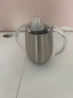 Stainless Steel Toddler Sippy Cup with Handles