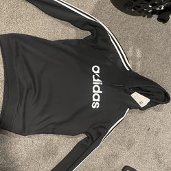 Adidas black and white  Large Men’s hoodie