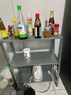 3-Tier Metal Storage Shelf