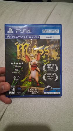 PS vr game ps4 moss