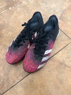 Adidas black and pink football boots. Size US 7 #football #cleats