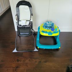 High Chair and Baby Walker