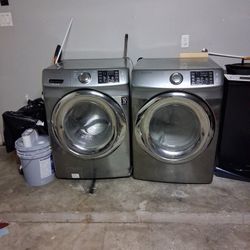Samsung Washer And Dryer, Stainless Steel