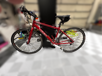 Trek 7.3 FX Hybrid Bike – 17.5" Frame – Red